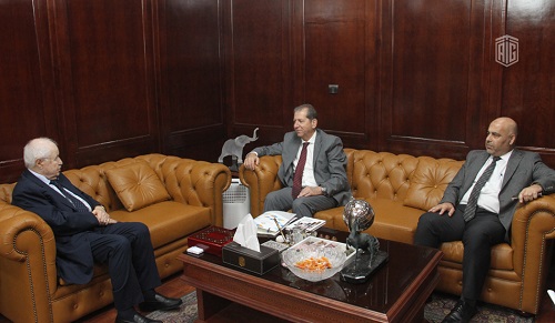 أبوغزاله ورئيس جامعة عمان العربية يبحثان سبل التعاون بين الجانبين 