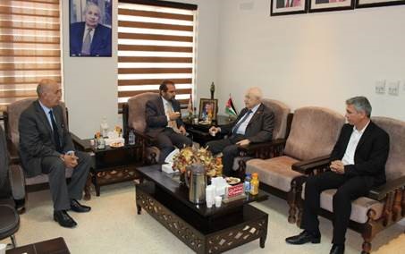 الأمير مرعد يلتقي الرئيس المؤسس لمجموعة طلال أبوغزاله العالمية