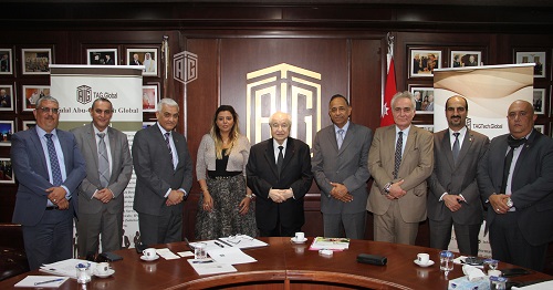 أبوغزاله يستقبل الدكتور المنصوري ممثل مجلس التخطيط الوطني الليبي