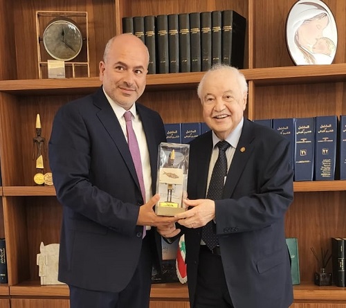 Mayor of Byblos Receives Dr. Talal Abu-Ghazaleh