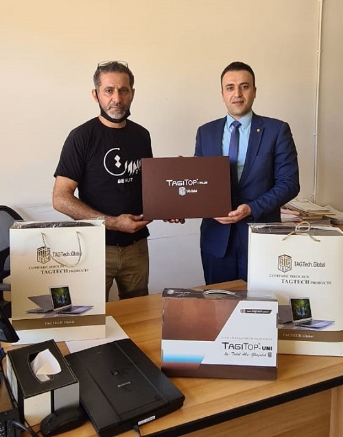 Abu-Ghazaleh Presents Laptops to Lebanon’s IP Protection Directorate as Gifts 