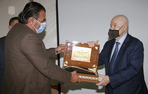 Jerash Governor Honors Abu-Ghazaleh for Receiving the Oscar "Most Prominent Arab Scientific Personality of 2020” Education Award