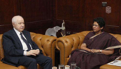 Abu-Ghazaleh and Ambassador of Sri Lanka Discuss Various Means of Cooperation.