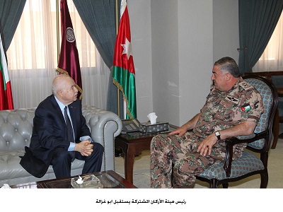 Chairman of Joint Chiefs of Staff receives Abu-Ghazaleh
