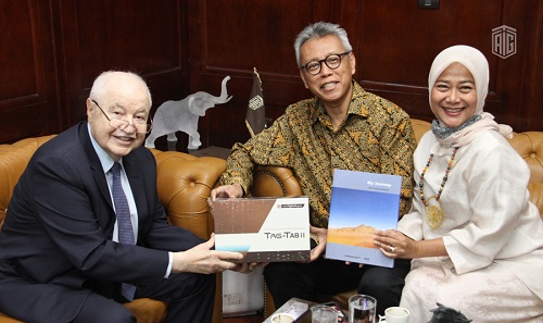 Abu-Ghazaleh Bids Farewell to the Indonesian Ambassador to Jordan, Discusses Issues of Mutual Interests
